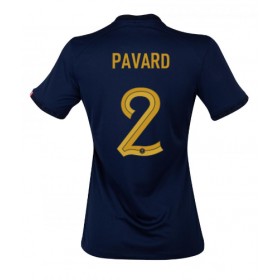Frankrike Benjamin Pavard #2 Hemmakläder Dam VM 2022 Kortärmad